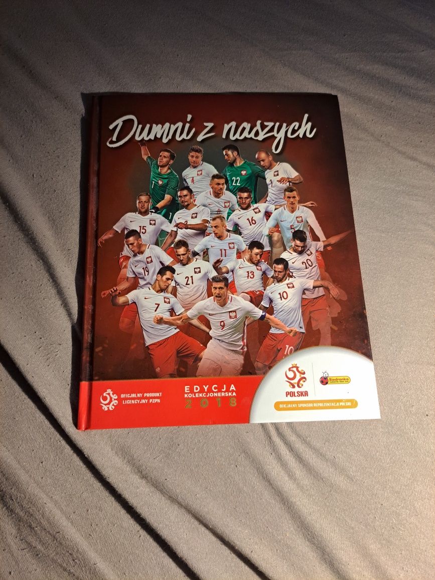 Album z kartami piłkarskimi Dumni z naszych