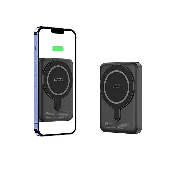 Power Bank 10000mAh Lifemag Magsafe Black