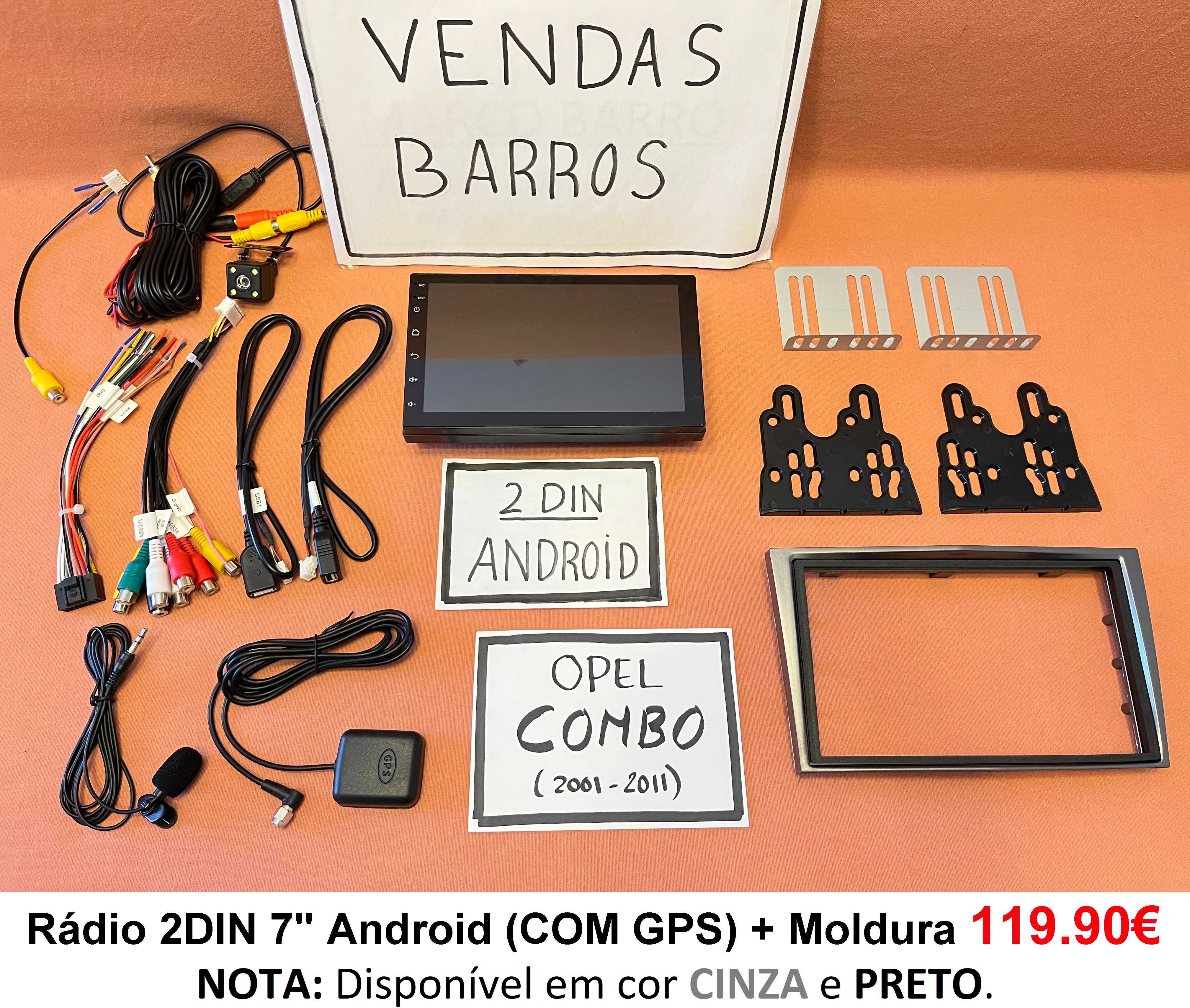 Rádio 2DIN • OPEL Combo C / D (2001 a 2018) • Android GPS [4+32GB]