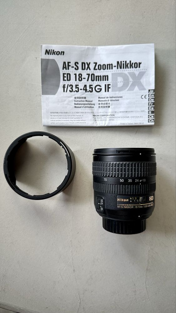 Nikon D200 pełny zestaw z obiektywem