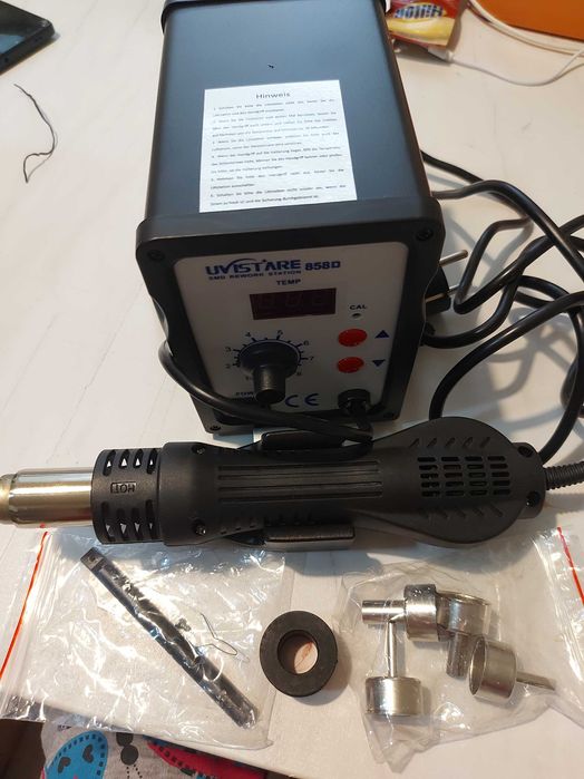 Stacja rozlutownicza 700w  100-500C uvistare