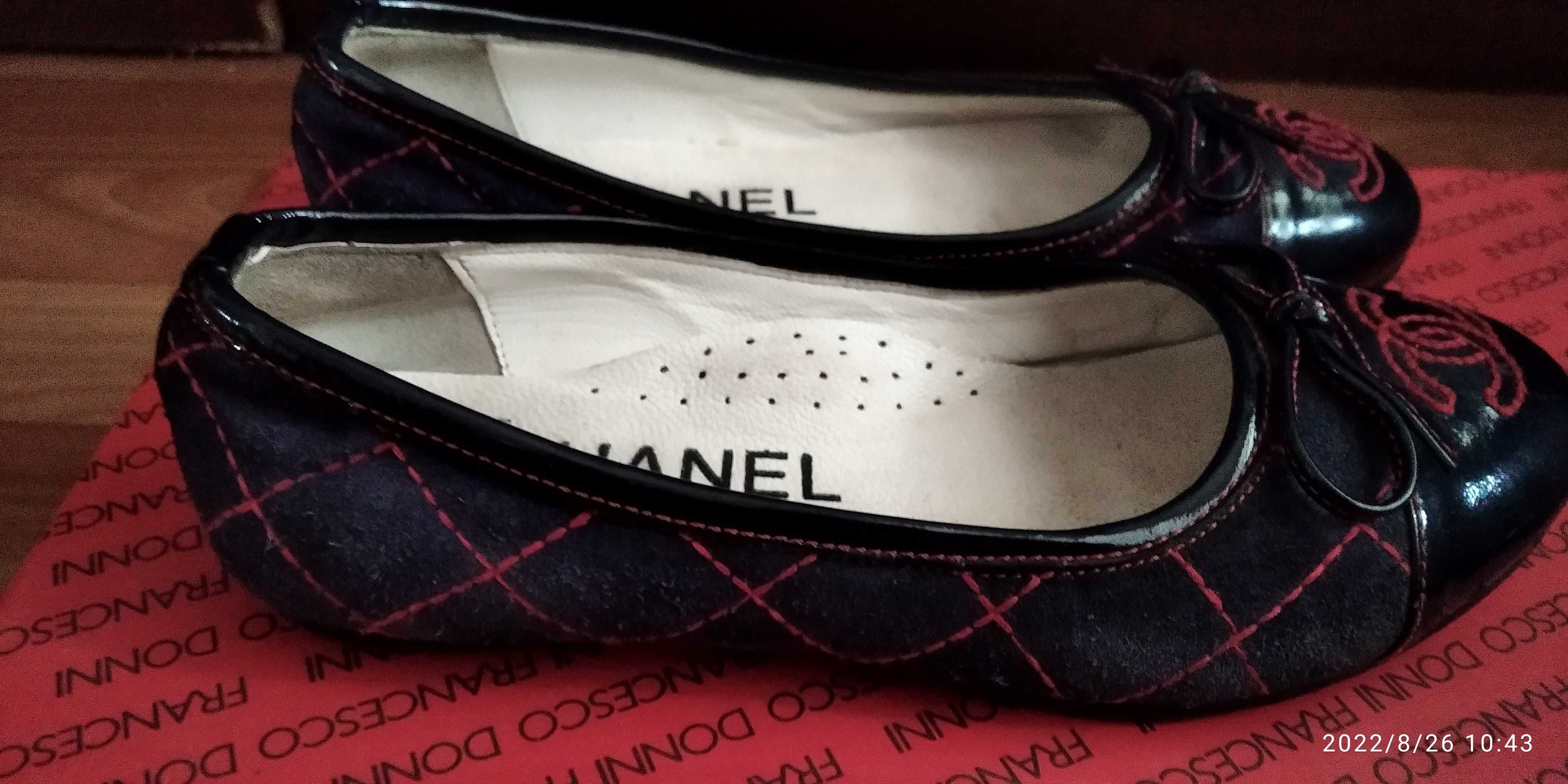 Туфли балетки CHANEL (оригинал), р.30