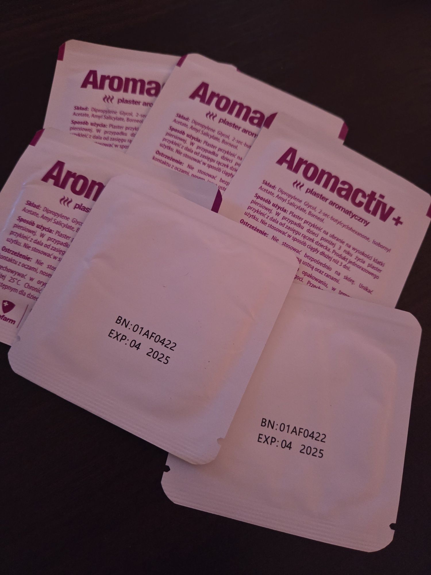 Plastry Aromactiv 6 szt
