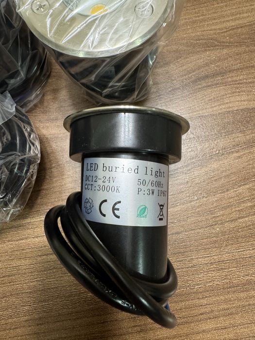 HALOGENY najazdowe LED 3W IP67 3000k nowe okazja cena za 4szt