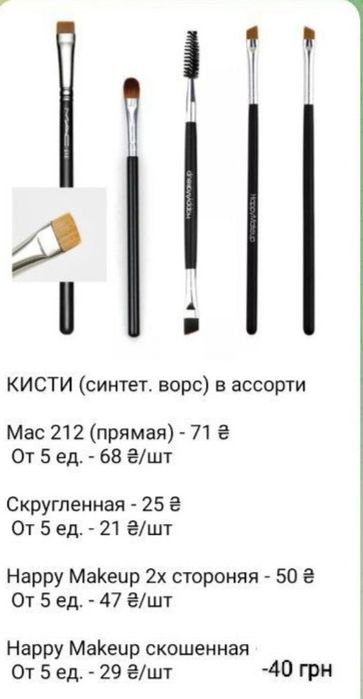 Фарба для брів та вій Zola