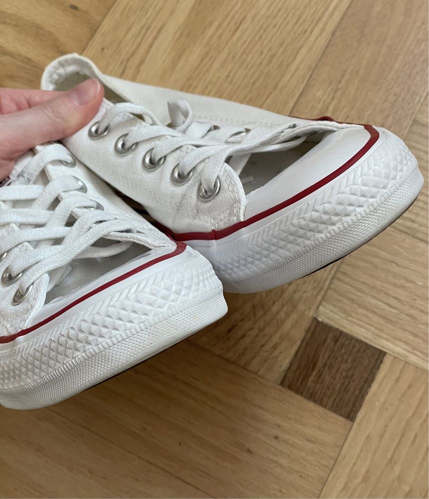 Оригинальные converse Женские белые кеды 39.5 25 см