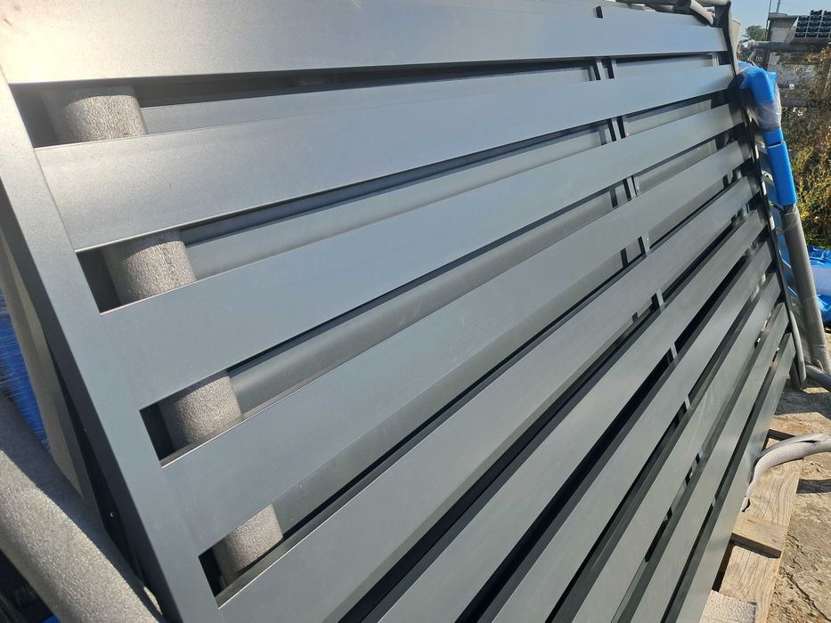 24 przęsła ogrodzenia aluminiowego NU - Euro Fences Polski producent