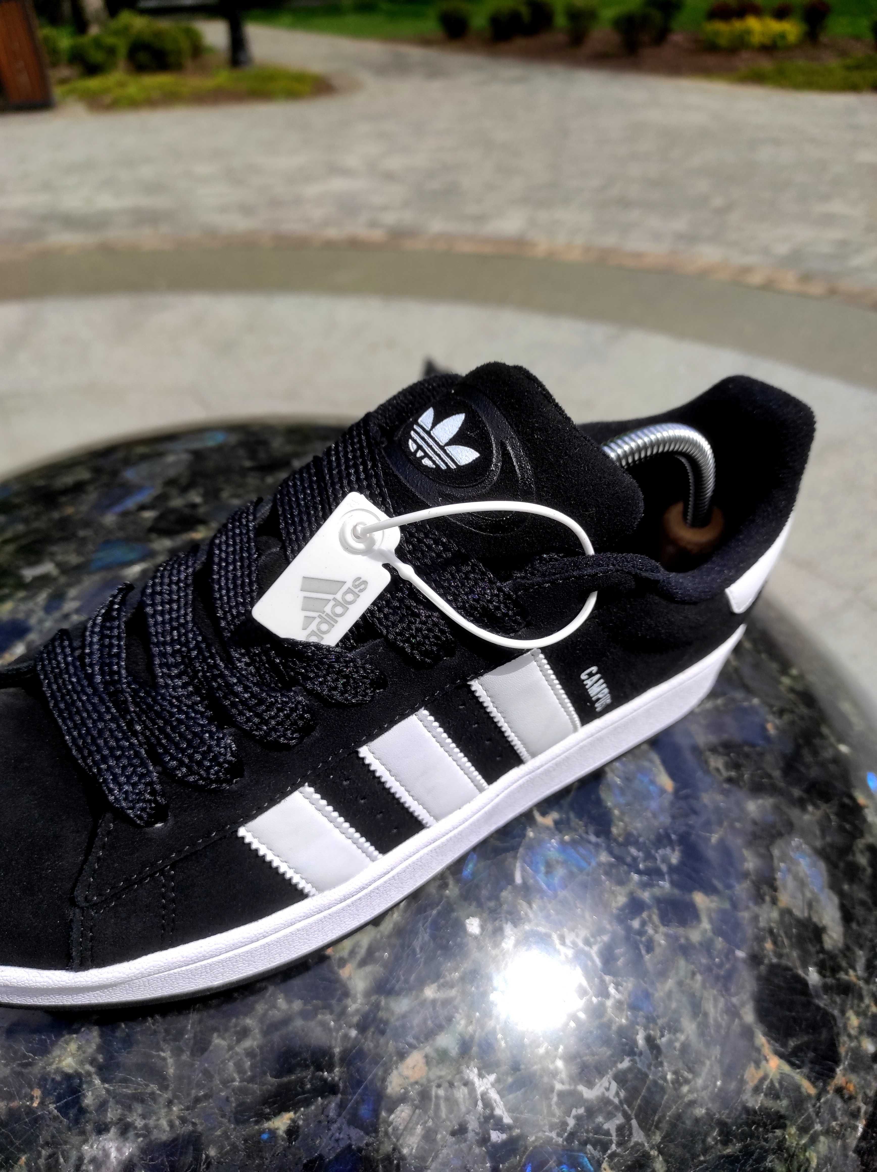 ТОП Кросівки кеди Adidas Campus чорні (41-45) арт.1371