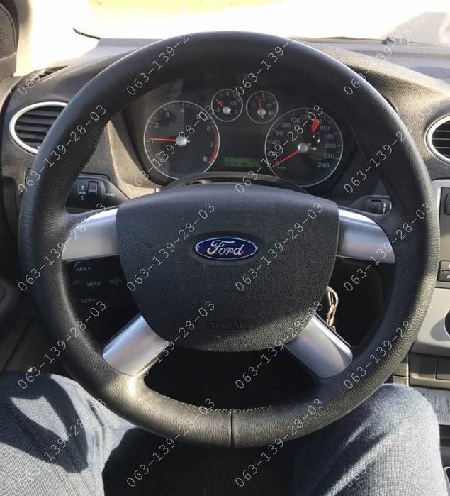 Ford Focus 2 Transit Fiesta Оплетка Чехол на Руль Форд Фокус Каучук