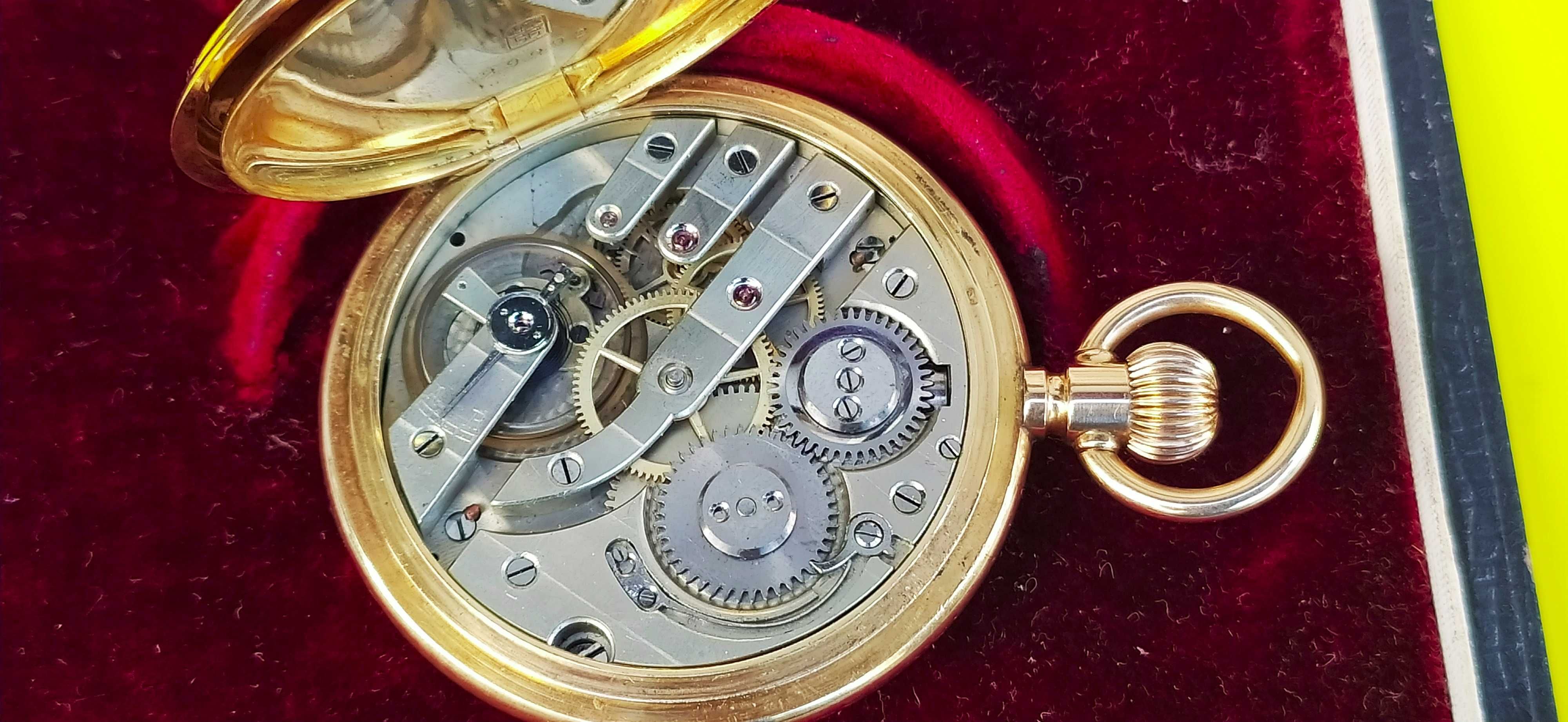 CH.F.Tissot Et Fils Locle pr.56 14K w etui śr.53 mm z 1873 roku