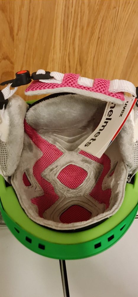 NOWY kask narciarski UVEX p2us WL Green pink mat roz. 55-59 cm Wwa