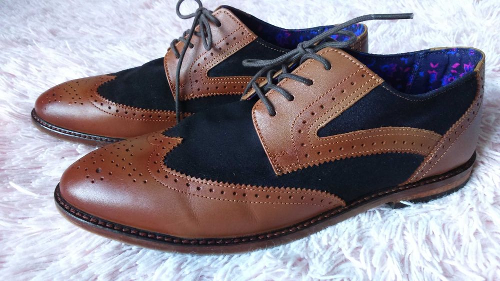 Туфлі броги  Шкіряні
