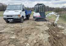 Usługi Minikoparka oraz wywrotka 3.5 t