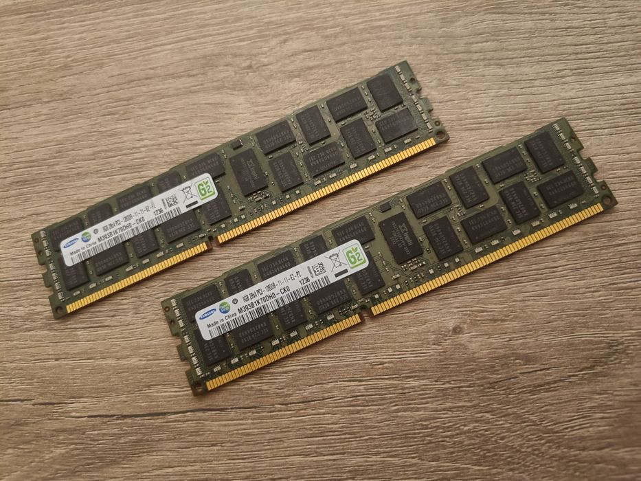 Pamięć RAM DDR3 ECC 8GB RDIMM Samsung - 2 sztuki