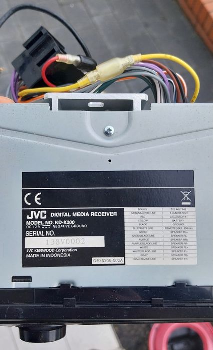 Radio samochodowe JVC KD-X200