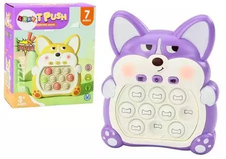 Gra zręcznościowa lisek fioletowa. Leantoys