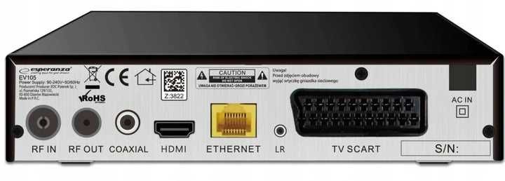 Nowy dekoder  -  tuner TV HD DVB-T2 HEVC H.265