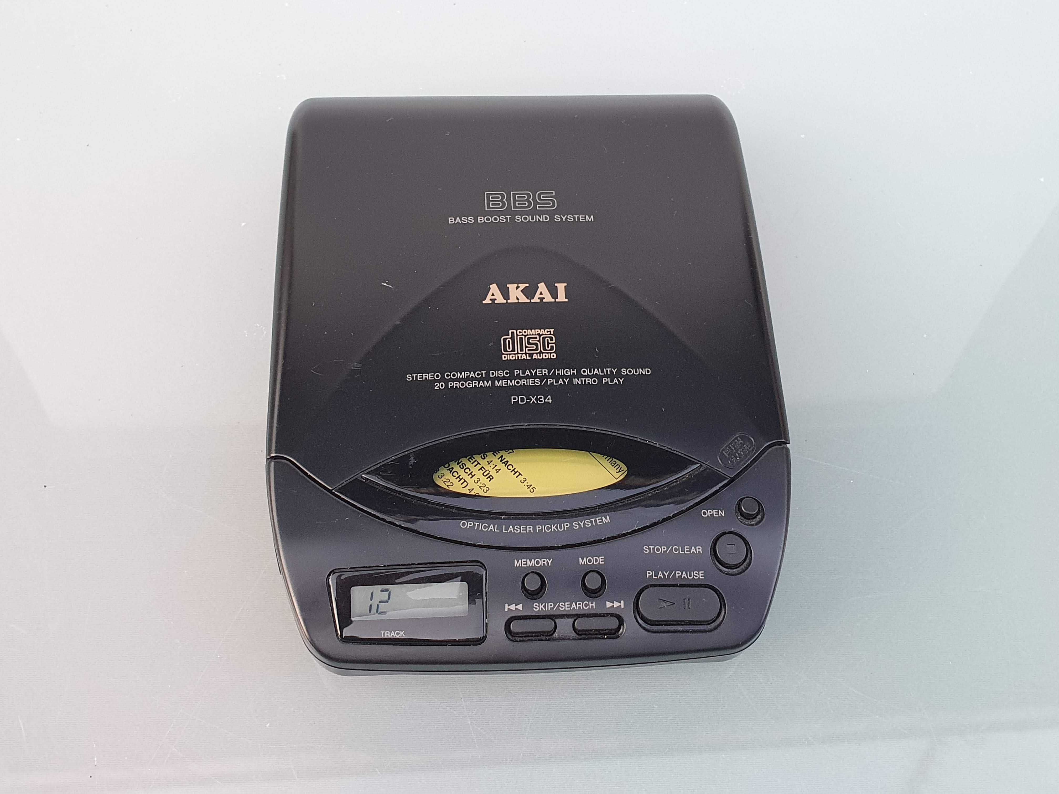 Discman Akai PD-X34 vintage