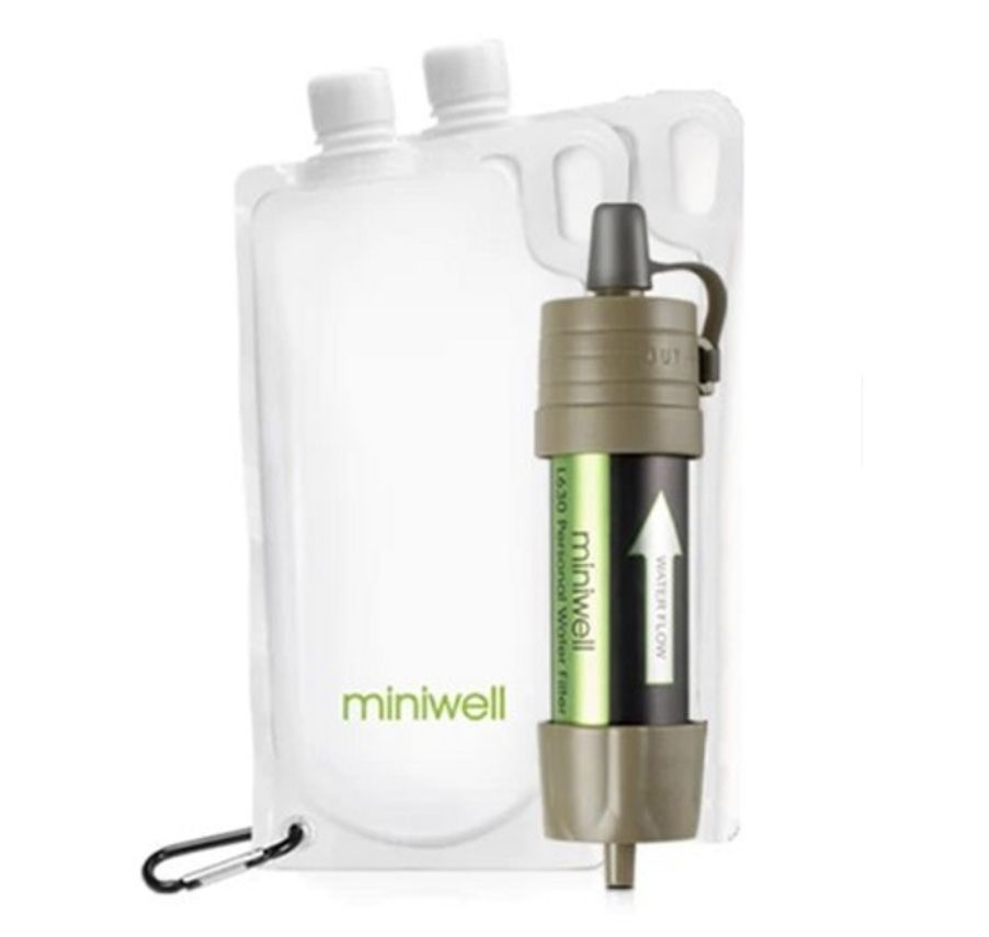 Фільтр Miniwell L630B + 2 пляшки для води, фільтр для води