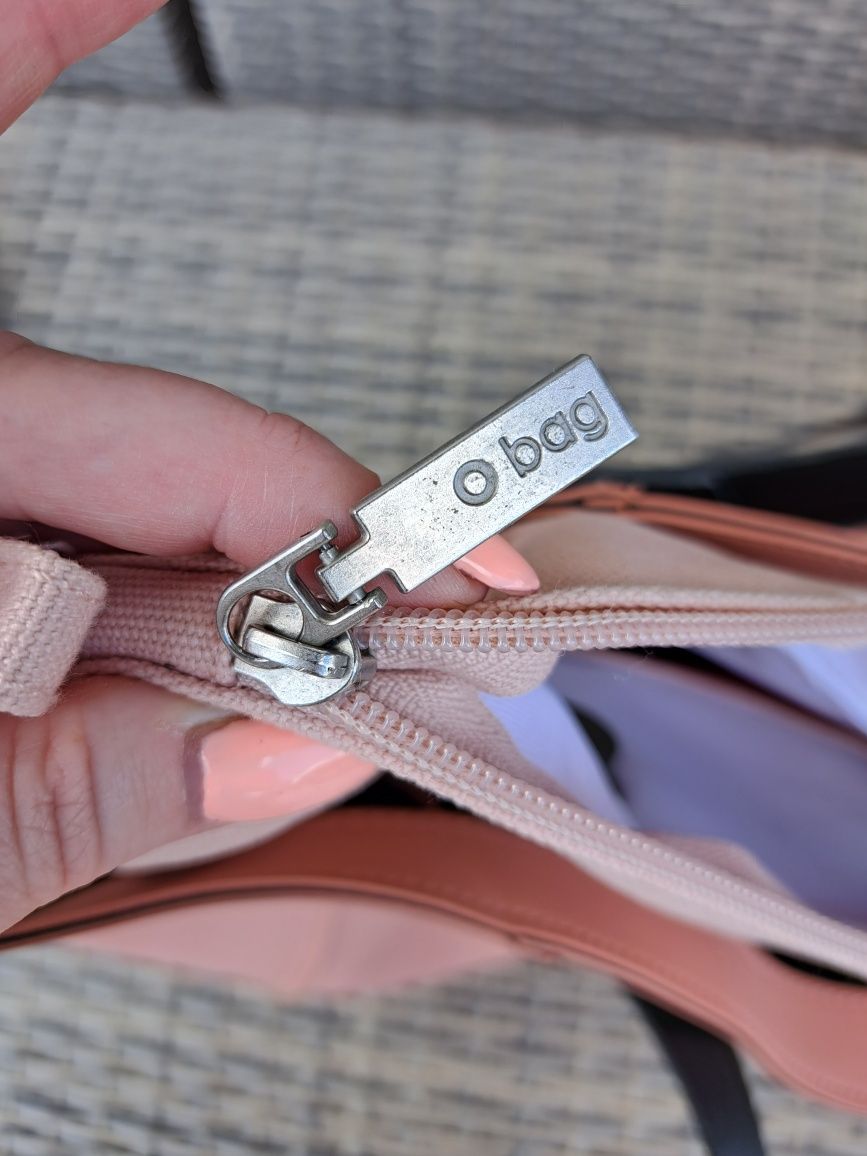 O bag torebka soft miękka shopperka