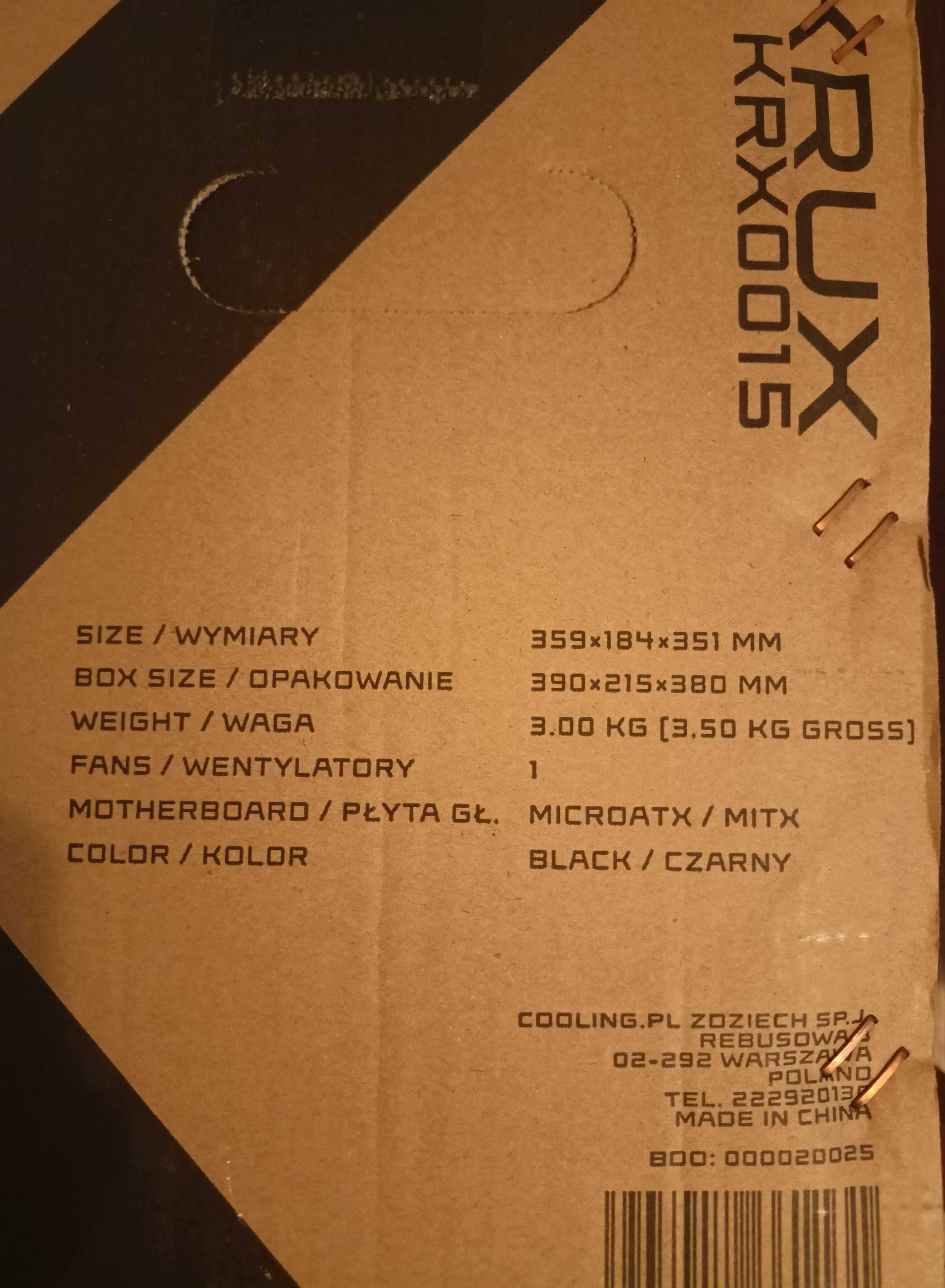Obudowa Krux KRX0015 (bez zasilacza)
