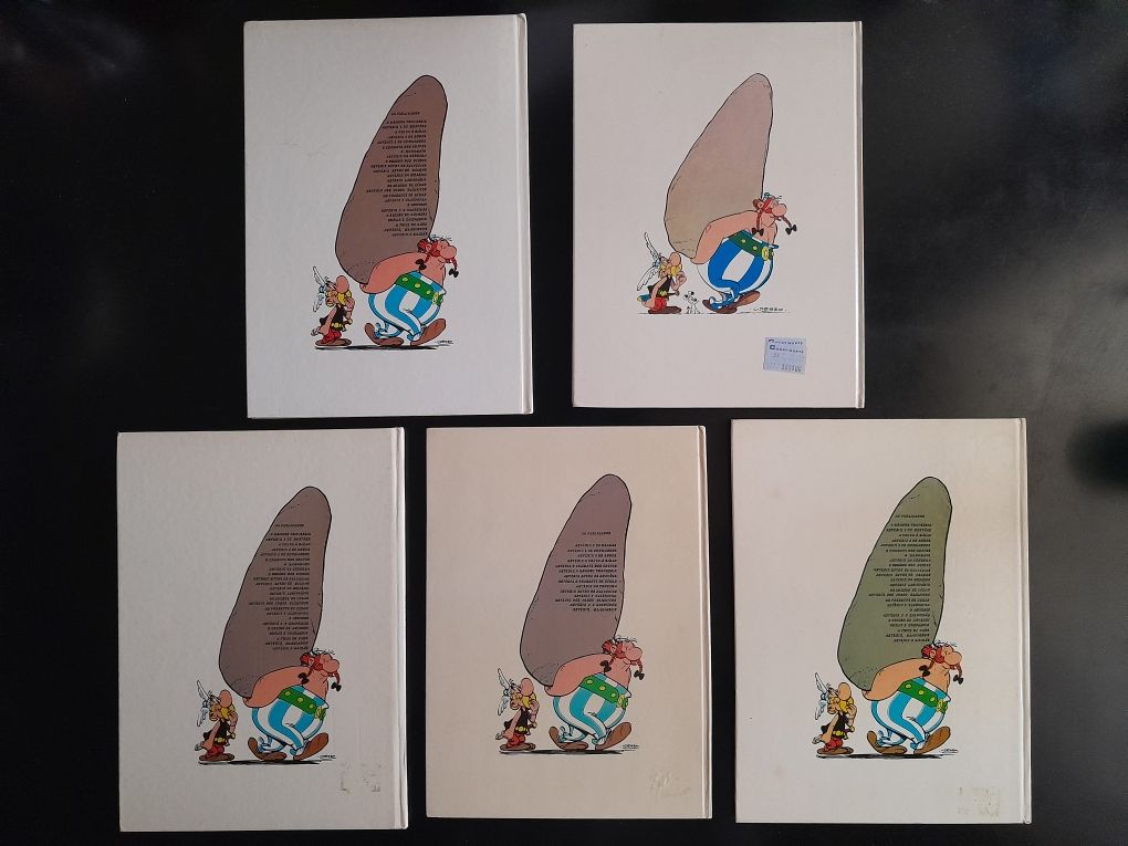 5 Livros Asterix dos anos 80 (preço conjunto)