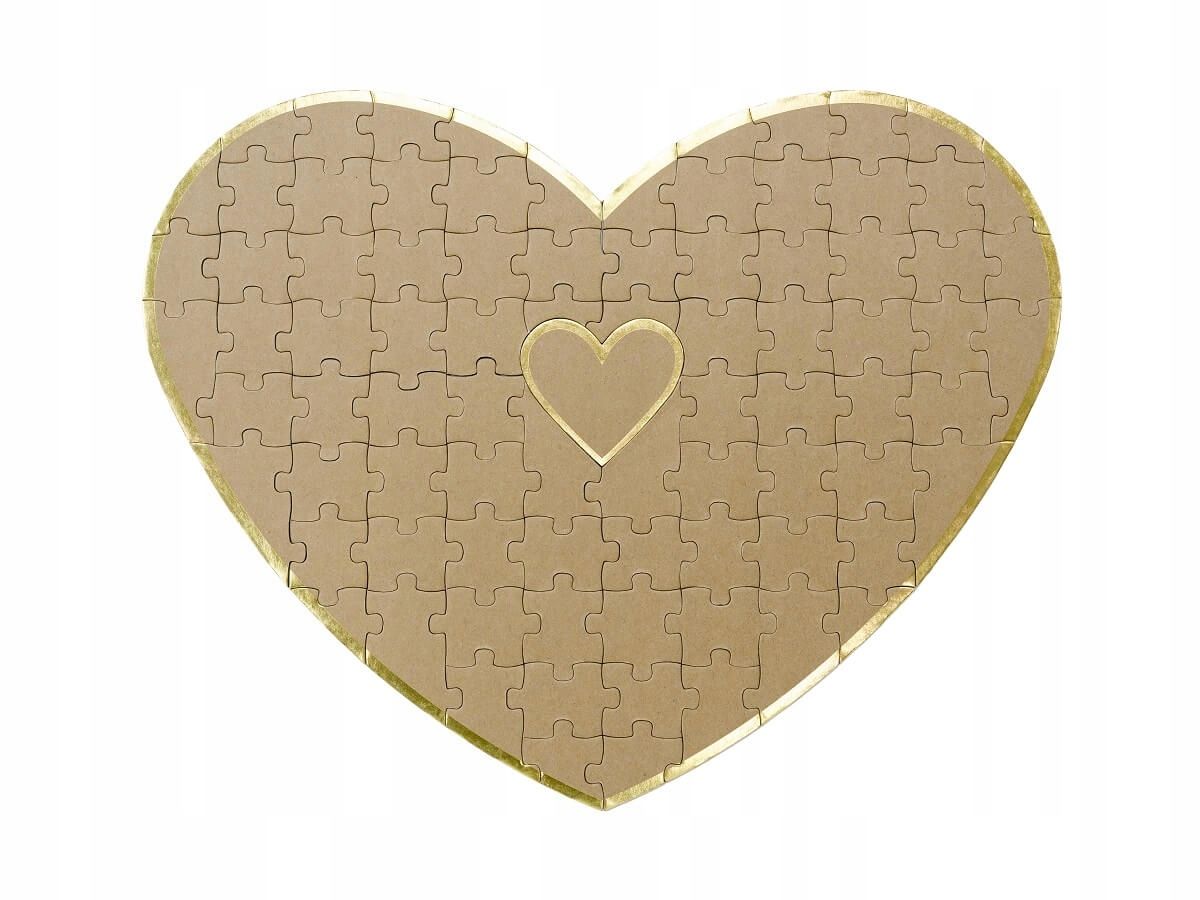 księga gości na wesele ślub puzzle serce 45 wesele