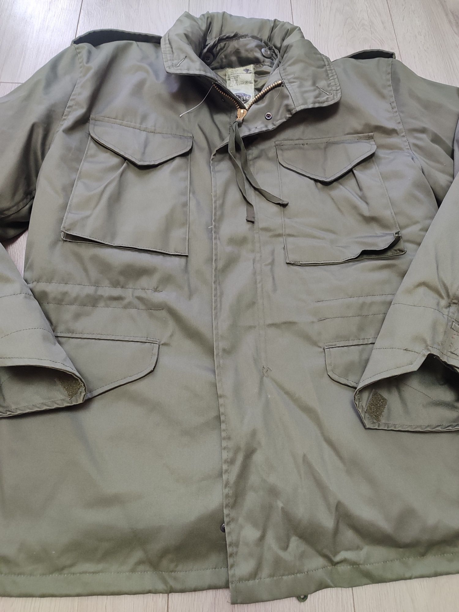 M65 куртка / Mil-Tec/ с капюшоном / олива /Military / M