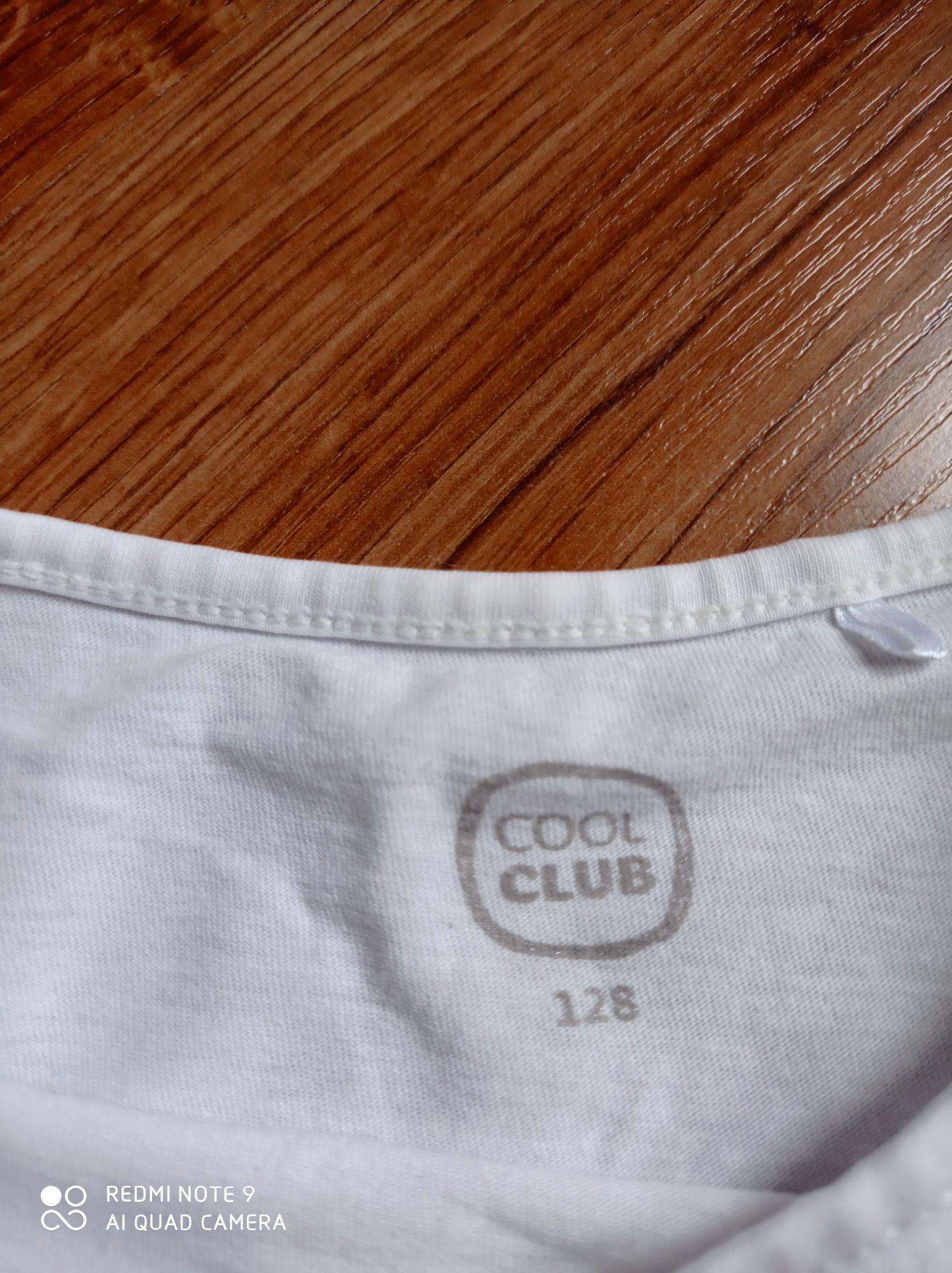 Bluzka t-shirt dziewczęcy r.122 cool club