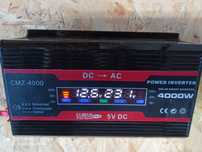 Przetwornica napięcia CMZ-4000-12V -230V 2X woltomierz