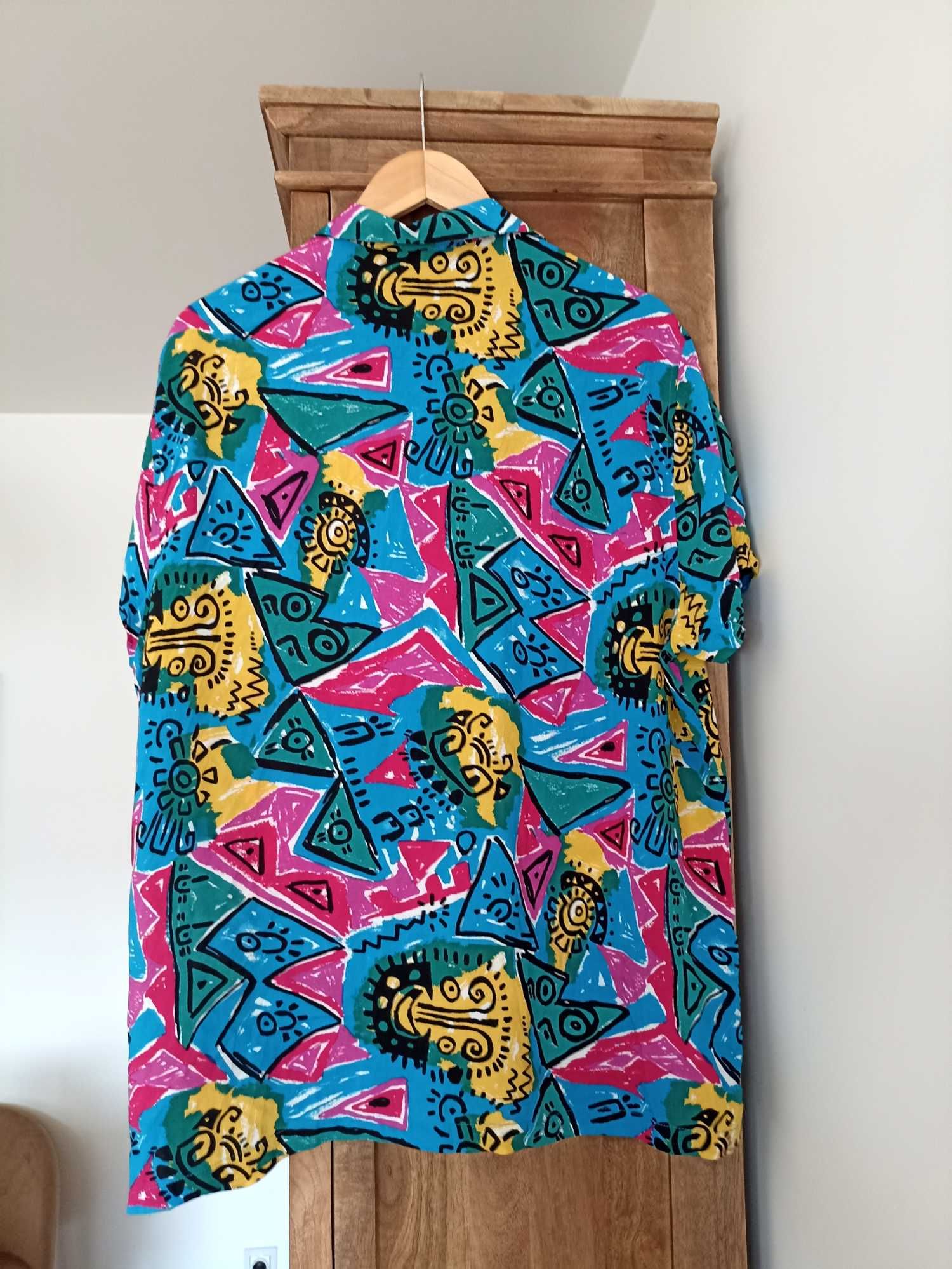 Wzorzysta koszula asos print geometric aztec