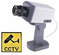 NOWE! Atrapa kamery przemysłowej CCTV dioda LED czujnik ruchu