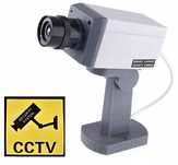 NOWE! Atrapa kamery przemysłowej CCTV dioda LED czujnik ruchu