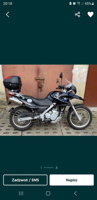 Sprzedam bmw gs650 43tys.