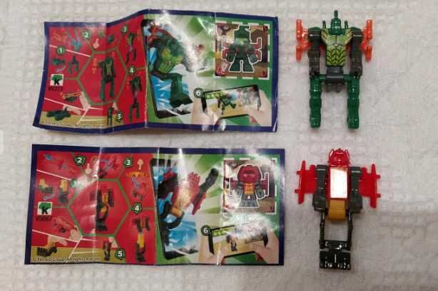 Figurki Kinder 3 in 1 Robot karteczki