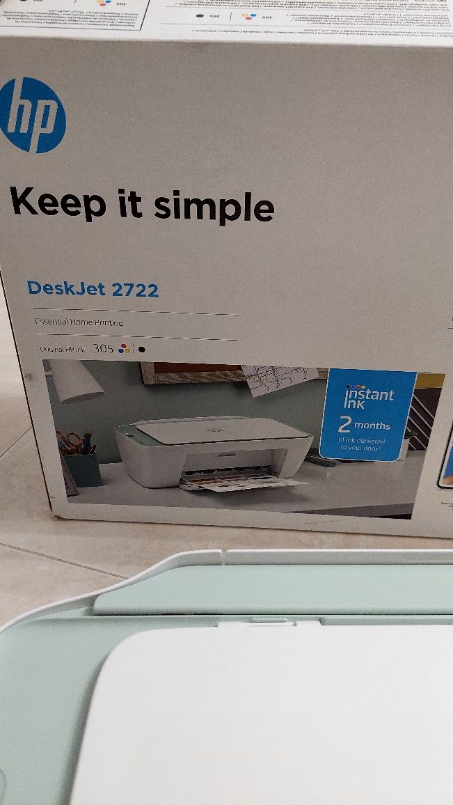 Impressora HP Deskjet 2722 (Jato de Tinta - Wi-Fi)