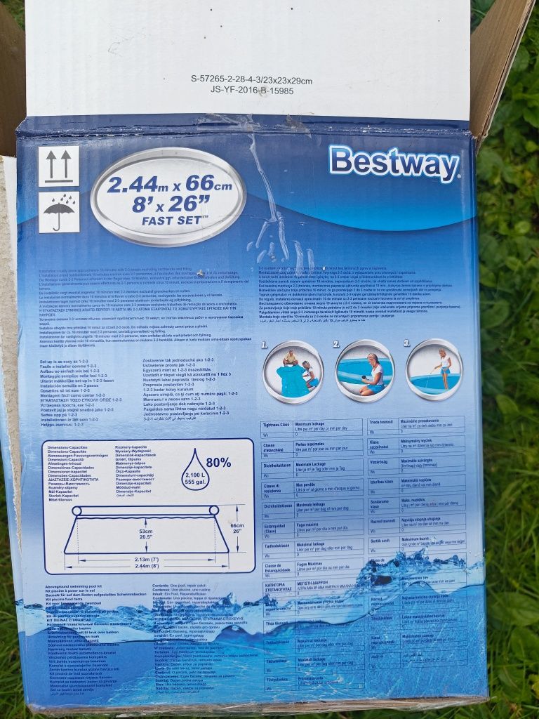Basen z plandeką
