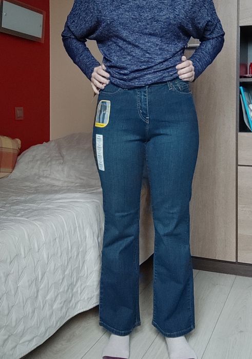 Nowe z metką oryginalne Levi's spodnie jeansowe dżinsy wysoki stan