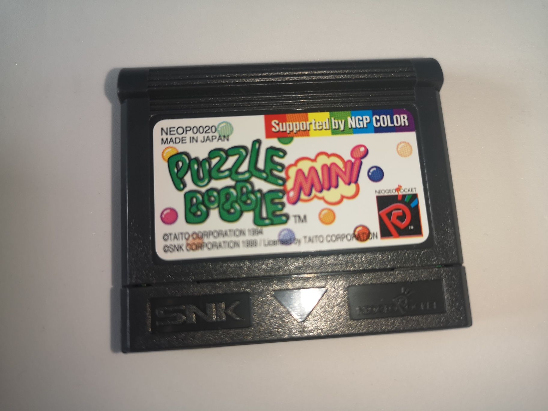 Puzzle Bobble Mini NEO GEO POCKET COLOR gra SNK (rzadkość)