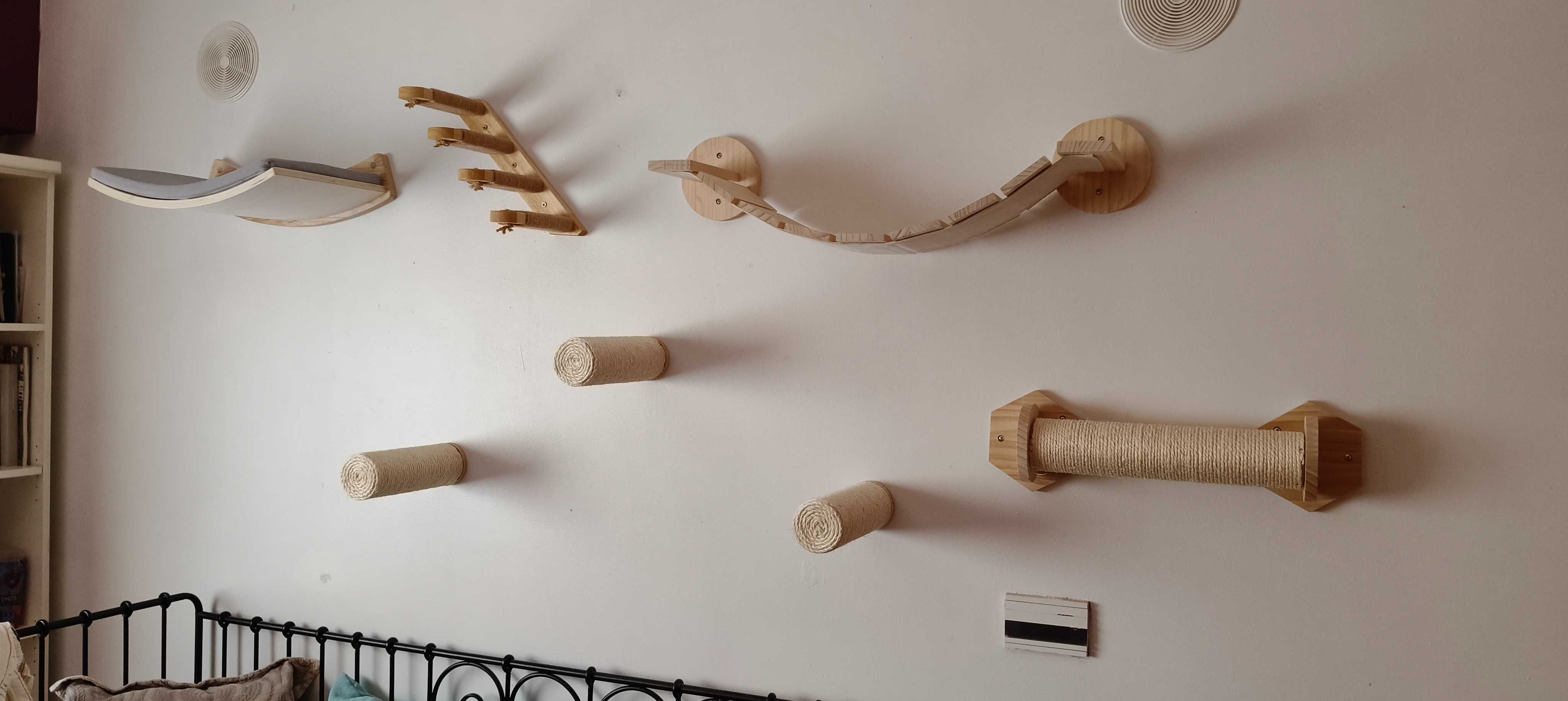 Playground/circuito de parede para gatos