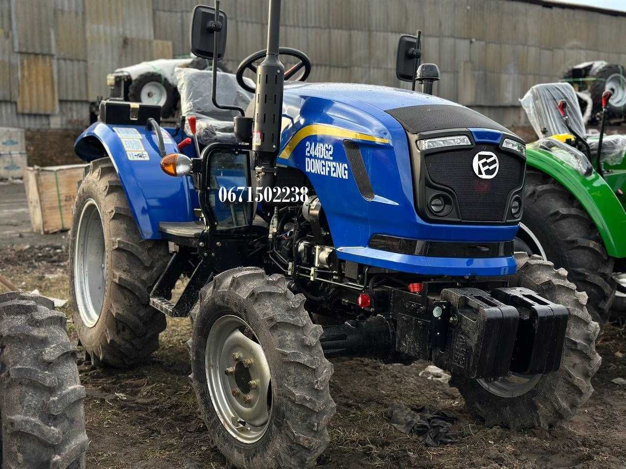 Трактор Dongfeng 244-DG2 реверс 2-диск зчеп Доставка Донфенг РОЗПРОДАЖ