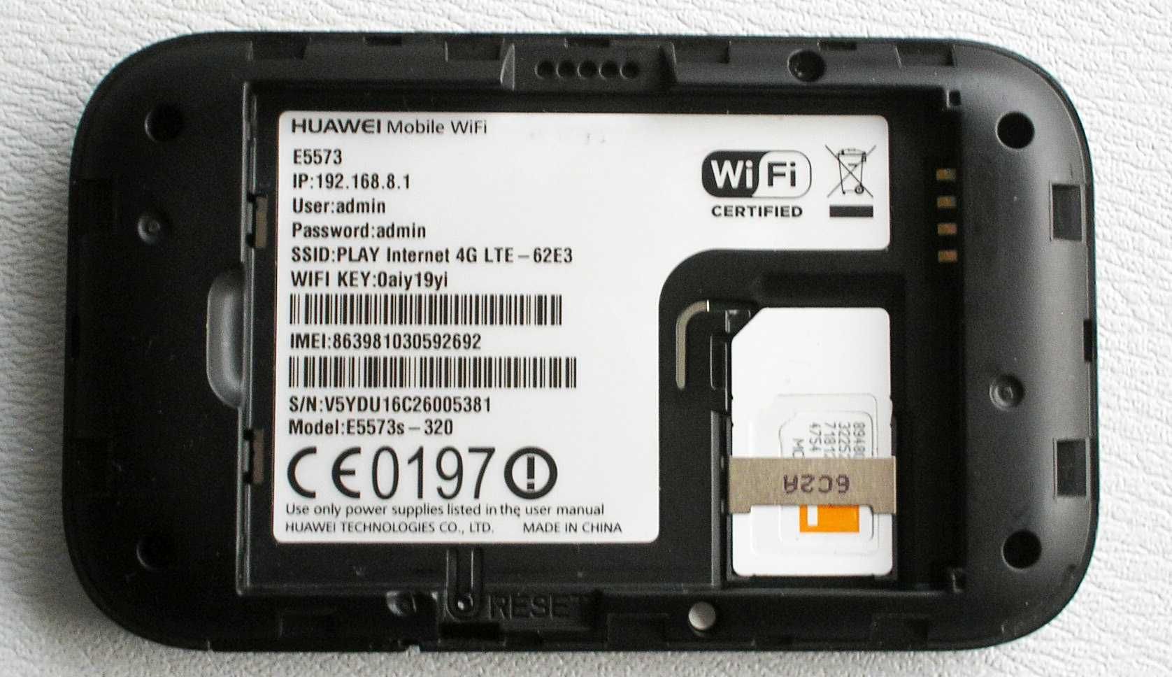Modem-Router Huawei E5573s-320, LTE-4g