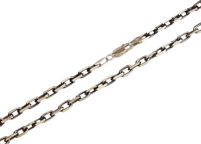 Srebrny Łańcuszek Ankier Oksydowany 3,60 mm pr 925 Grawer Gratis