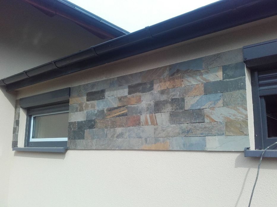 Płytki ścienne elewacyjne na ścianę elewacje 10x30 łupek California