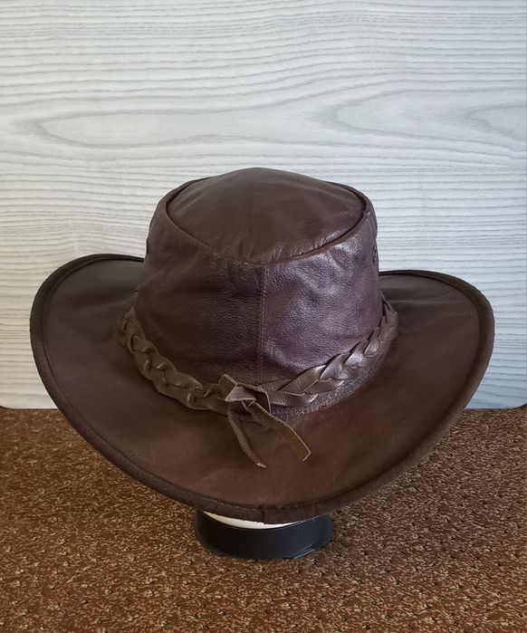 Шляпа ковбоя Barmah кожа