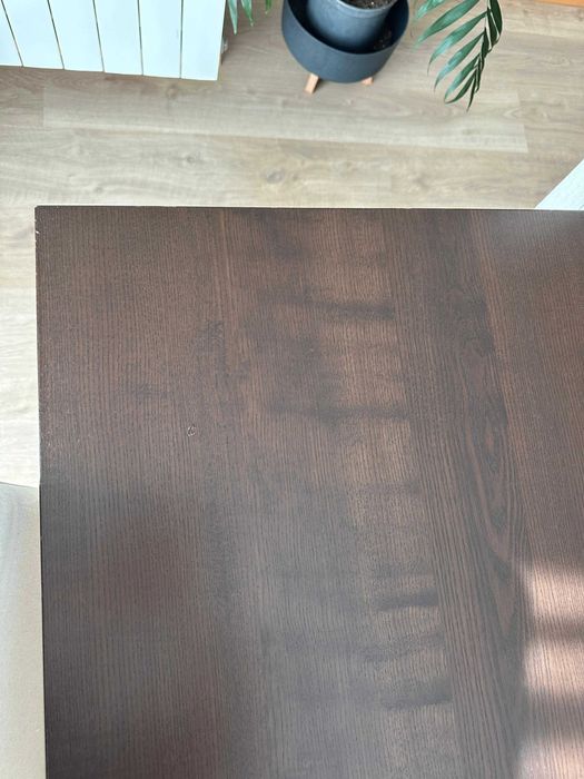 Mesa Extensível IKEA BJURSTA – Madeira Escura, Excelente Estado
