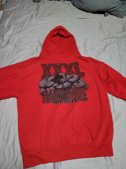 Bluza z kapturem na siłownię firmy XXXL rozmiar L