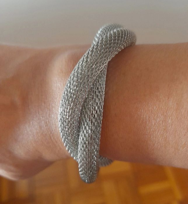 Pulseira imitação prata