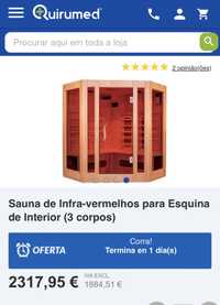 Sauna de infravermelhos como nova