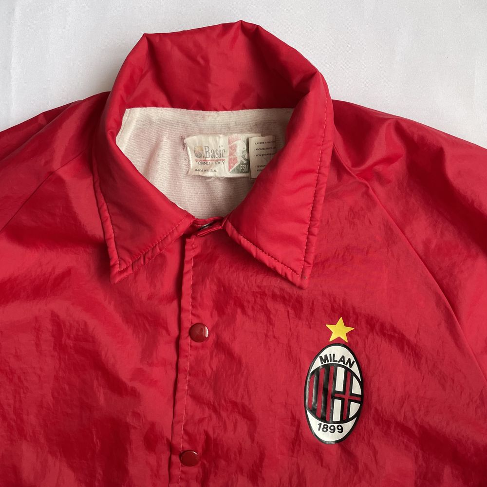 Vintage RARE 90s AC Milan Coach Jacket Колекційний Вінтажний Коуч